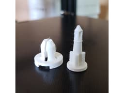 Bumper Fastener Rivet Clip 3d model
