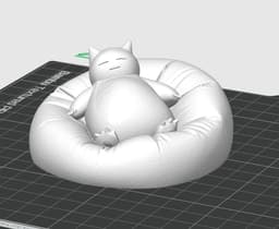 SNORLAX DESKTOP ORNAMENT 3d model