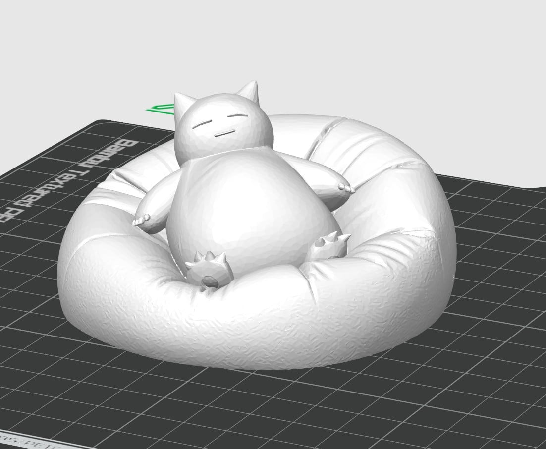 SNORLAX DESKTOP ORNAMENT 3d model