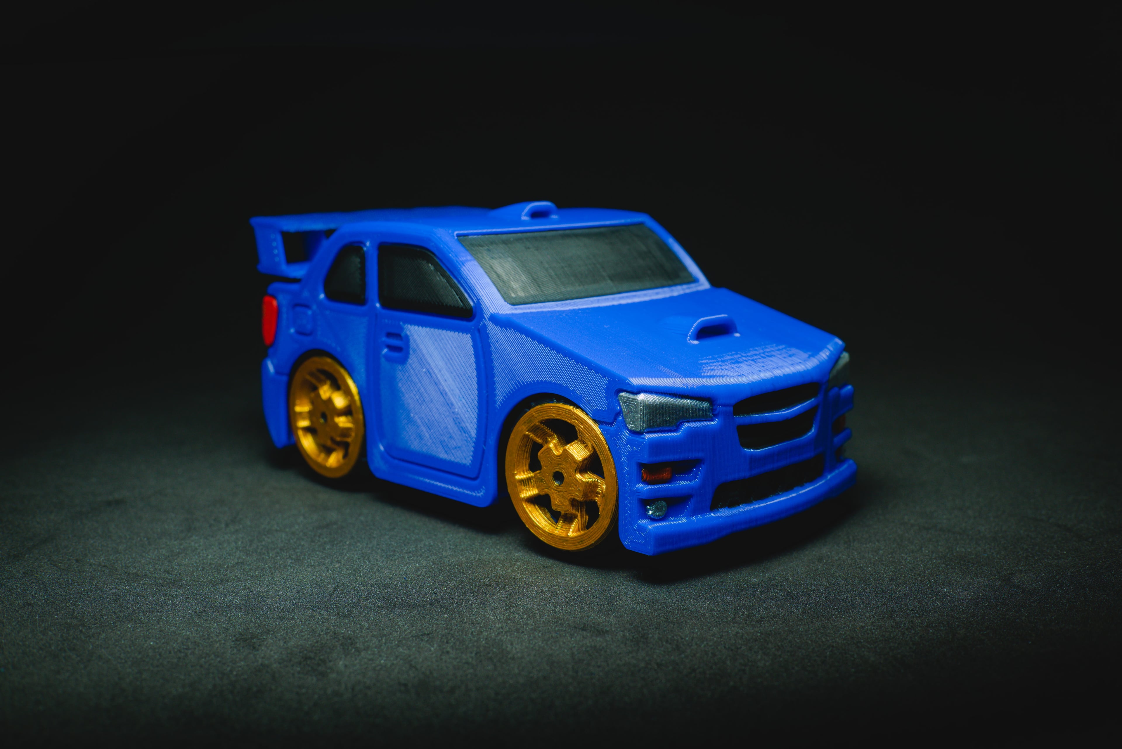 Rally Car - Print in place 3d model