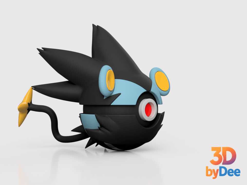 Luxray Pokeball 3d model