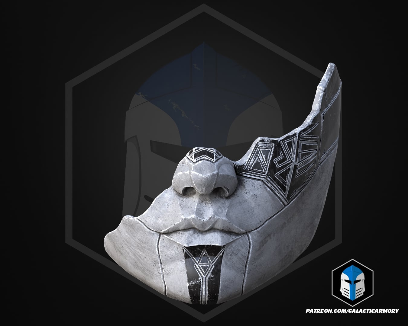 E33 Alicia Mask - 3D Print Files 3d model