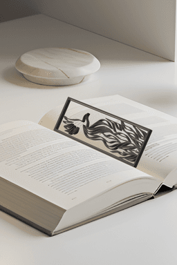 Bird Bookmark, Gift Idea 3d model