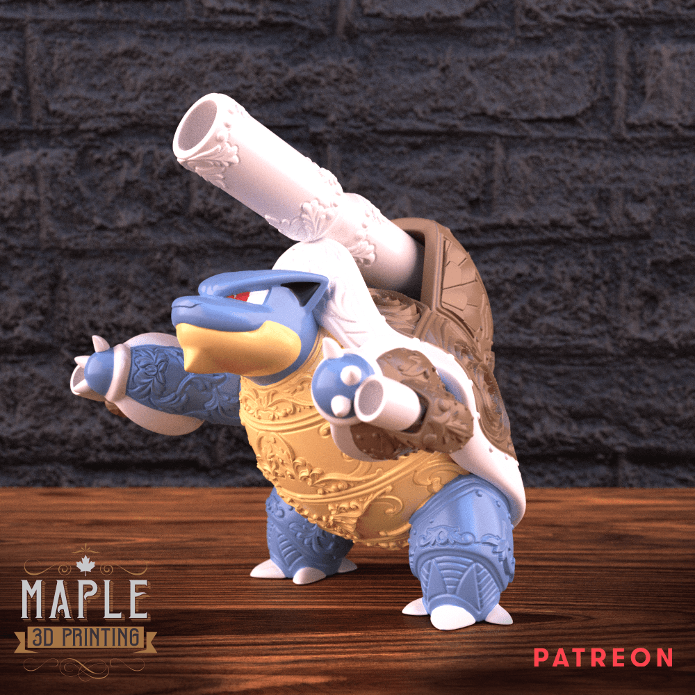 009. Mega Blastoise 3d model