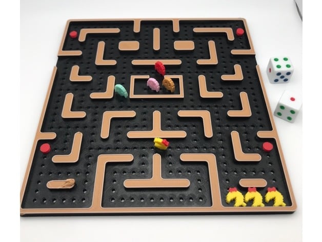 MsPacMan Board game Third level 3d model