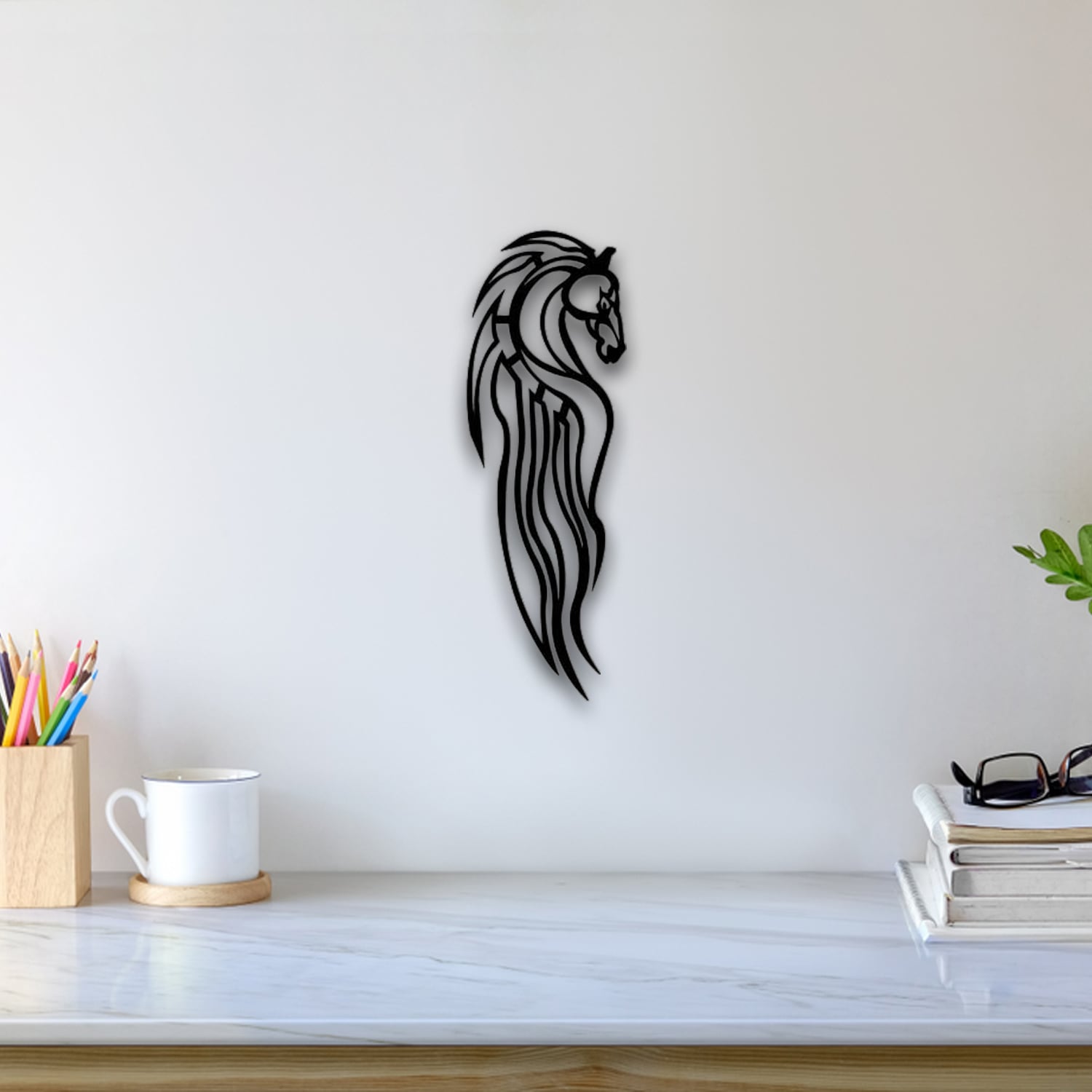 Horse Wall Art 3d model