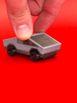 Tesla Cybertruck Print & Assemble Kit With Working Wheels 3d model