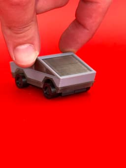 Tesla Cybertruck Print & Assemble Kit With Working Wheels 3d model