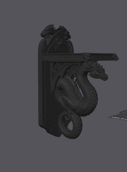 dragoncrest shield 3d model