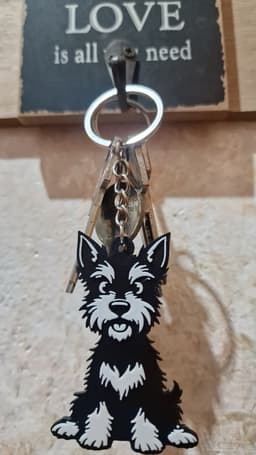 Dog keychain 25 3d model