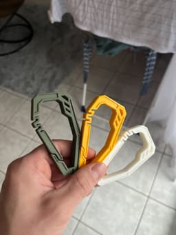 Print in Place Snap Hook 3d model