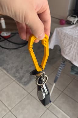 Print in Place Snap Hook 3d model