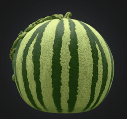 Watermelon Fairy House STL for 3D Print 3d model