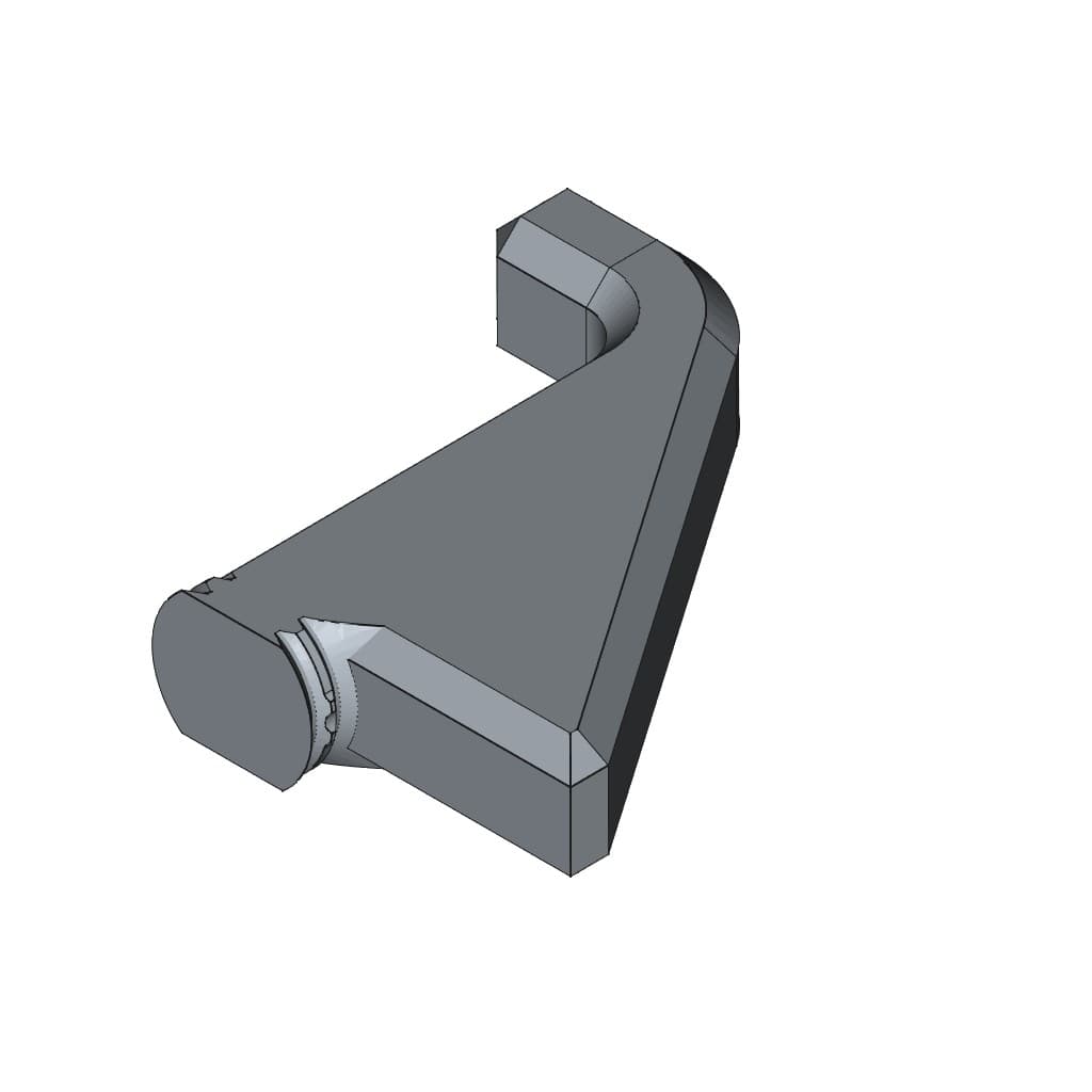 D-LOCK_HANGER-L-60-25 3d model