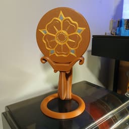 Victorian Hand Mirror and Stand 3d model
