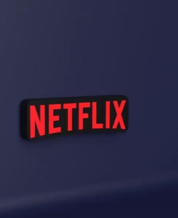 Netflix V1 - LED Strip compatible 3d model