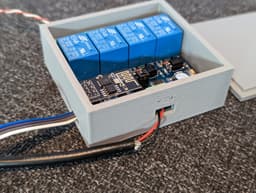 Quad Relay Enclosure 3d model