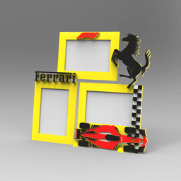 4x6 frame FERRARI #ThangsFrameContest 3d model