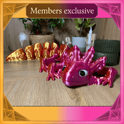 XXL Axolotl - Members Exclusive 3d model