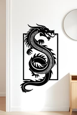 Dragon Wall Art, Wall Decor, Home Decor 3d model