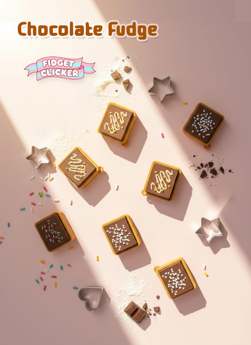 Chocolate Fudge Fidget Clicker 3d model