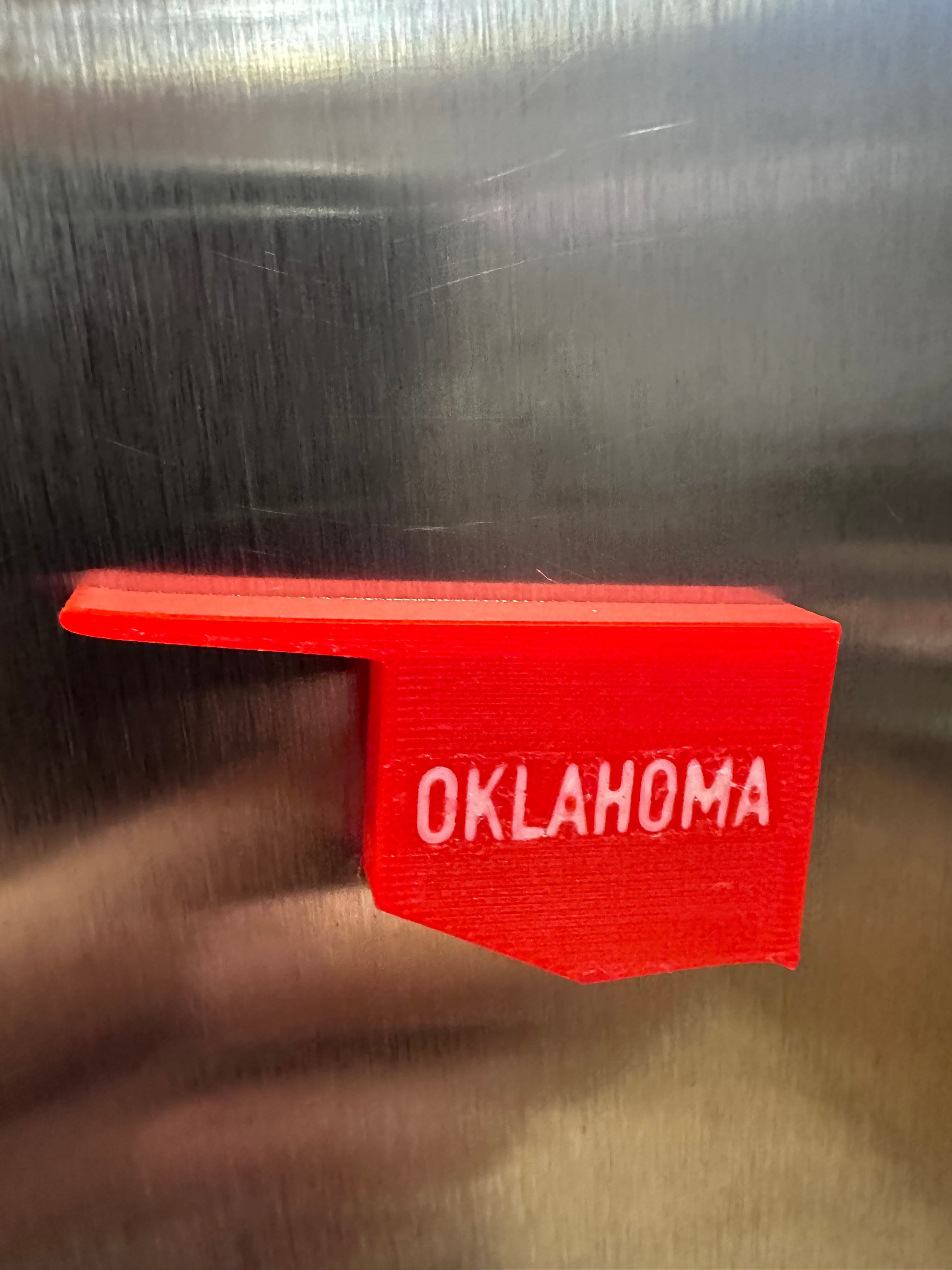 Merica Fridge Magnets - MMU version - OKLAHOMA 3d model