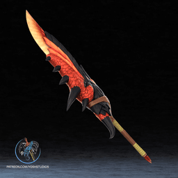 Monster Hunter Rathalos Sword 3D Printer File STL 3d model