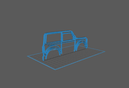 Ford - Bronco Wall Art 3d model