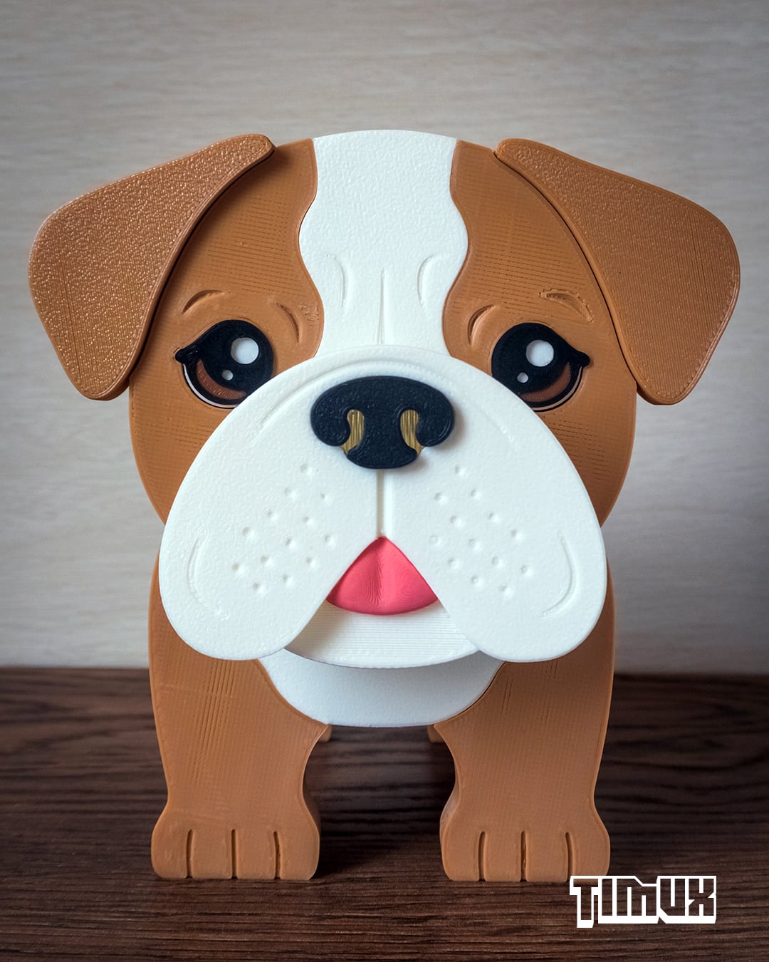 ENGLISH BULLDOG GLASSES HOLDER 3d model