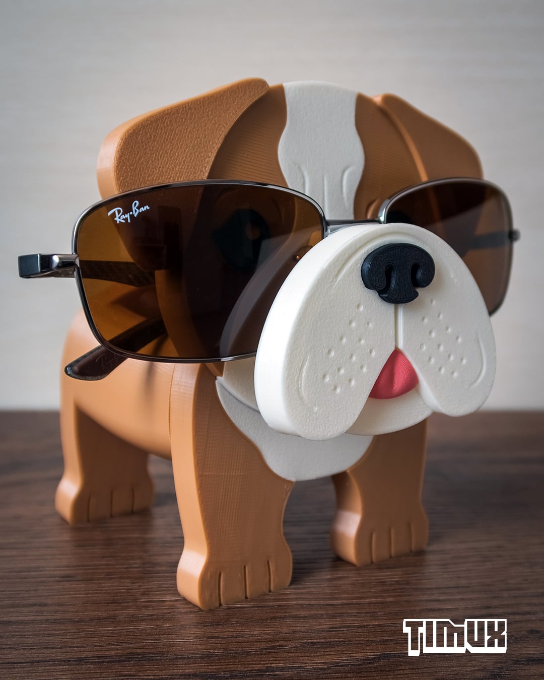 ENGLISH BULLDOG GLASSES HOLDER 3d model