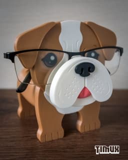 ENGLISH BULLDOG GLASSES HOLDER 3d model