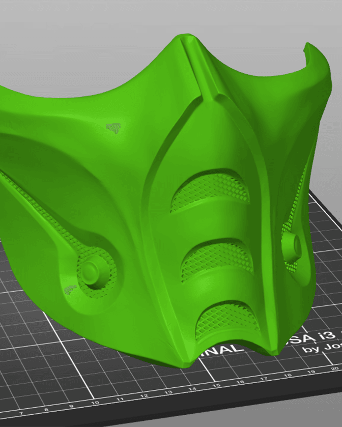 Sub-Zero's Mask - MK 11 3d model