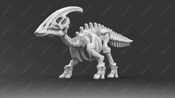 Parasaurolophus Skeleton 3d model