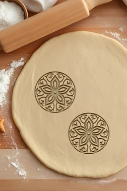Flower Cookie Cutter, Biscuit Cutter 3d model