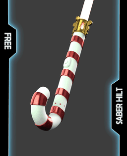 Candy Cane Saber 3d model