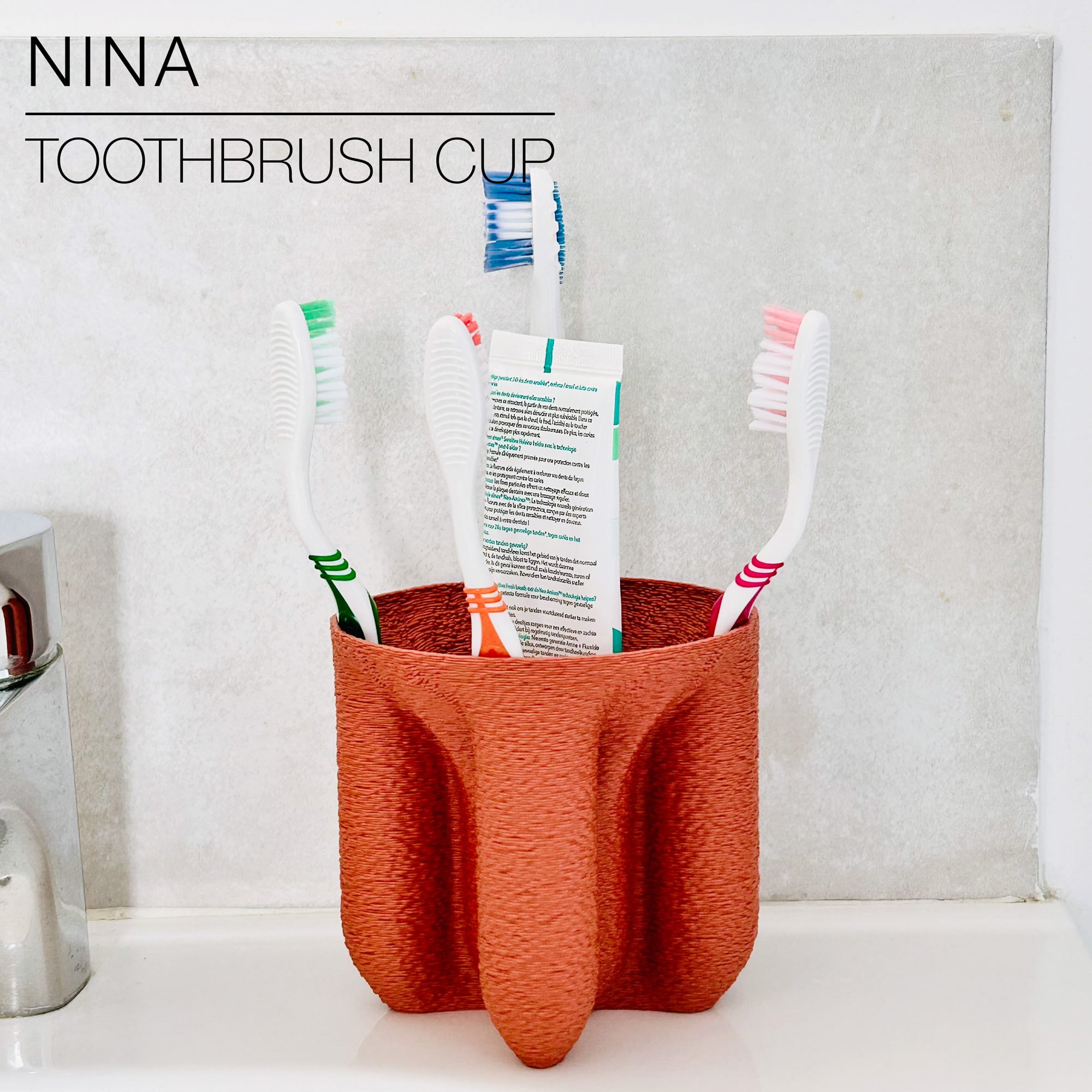 NINA | Toothbrush cups 3d model