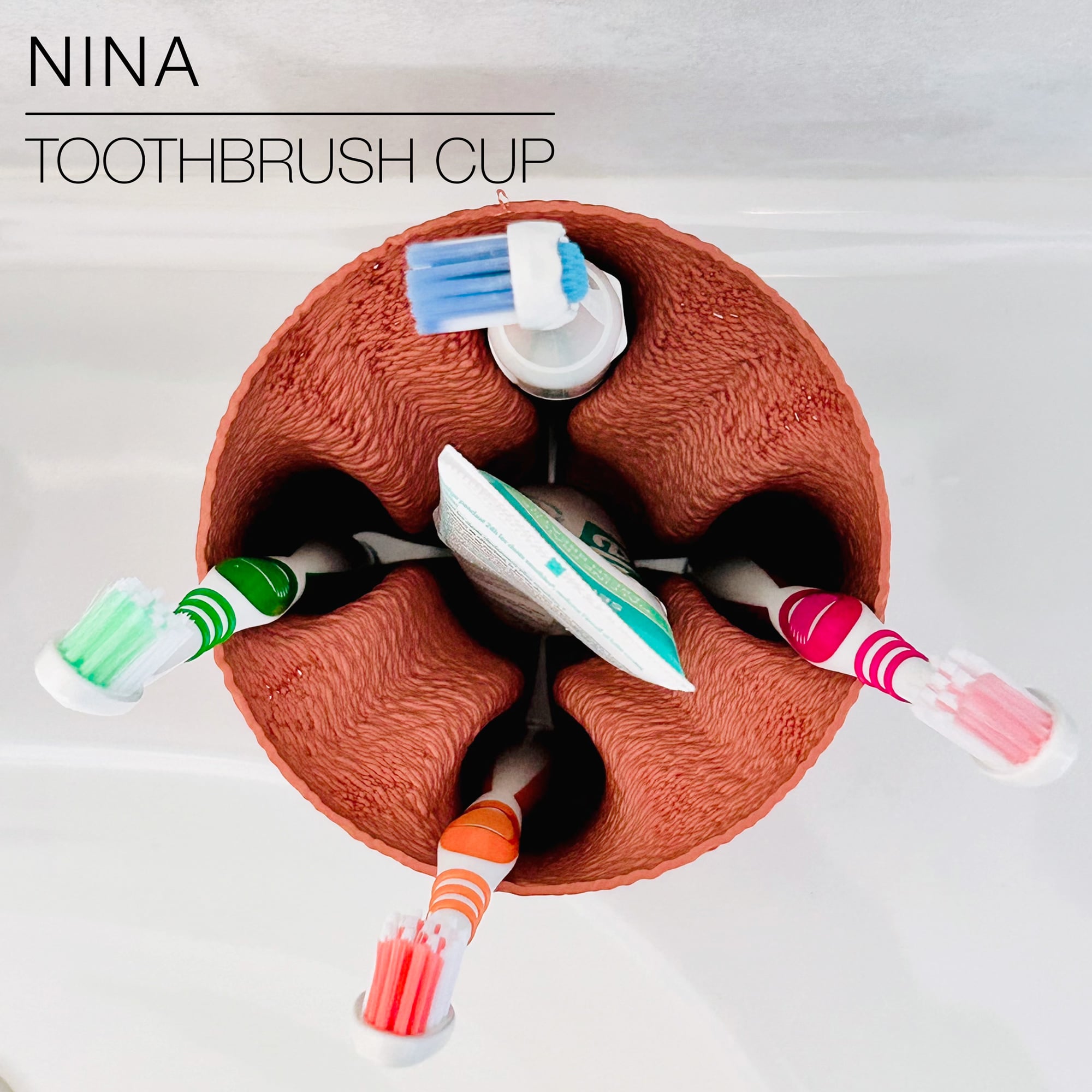 NINA | Toothbrush cups 3d model