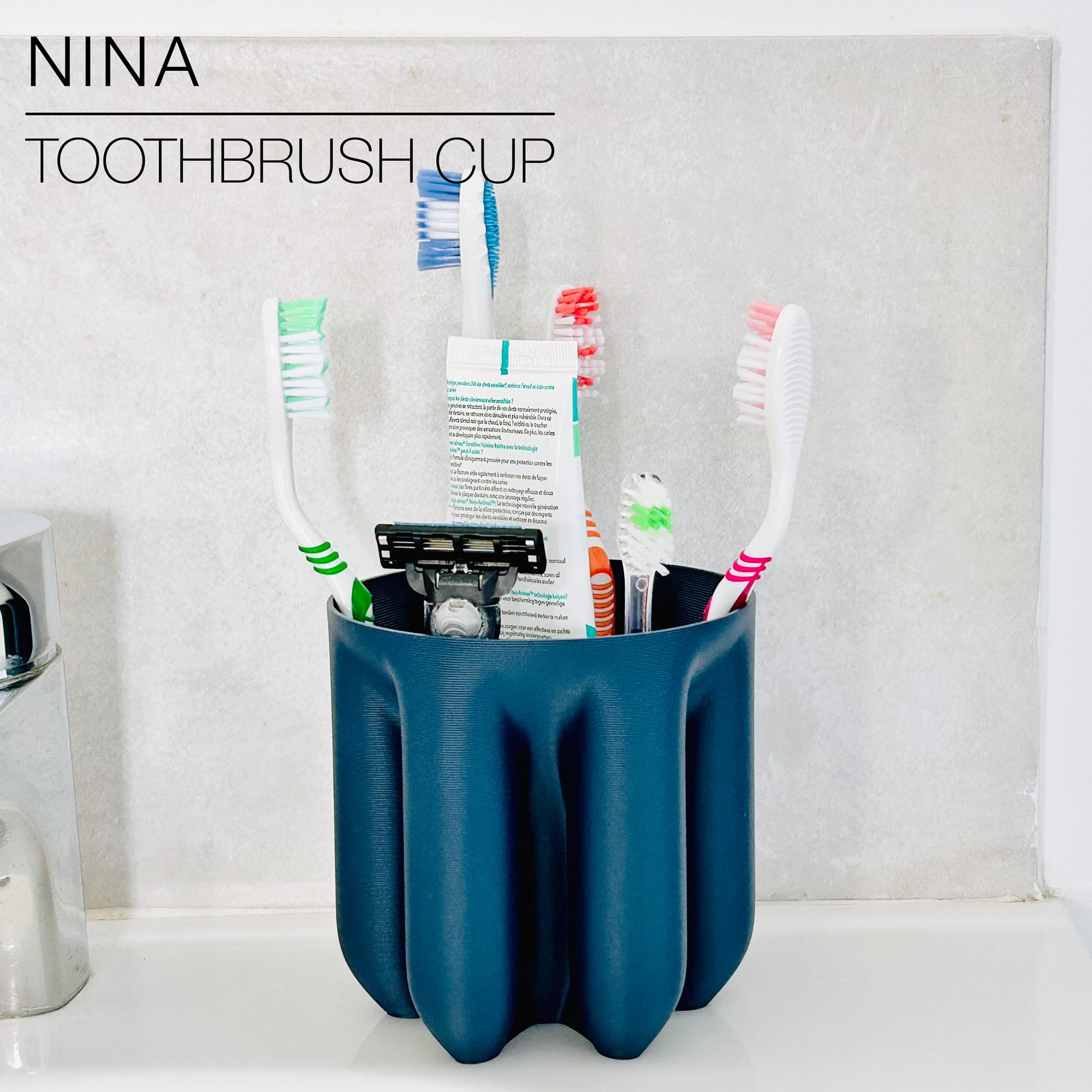 NINA | Toothbrush cups 3d model