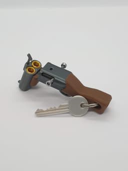 Break Action Shotgun Keychain — Functional Blaster Toy 3d model