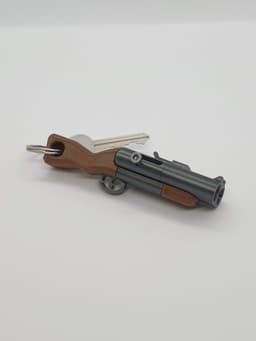 Break Action Shotgun Keychain — Functional Blaster Toy 3d model
