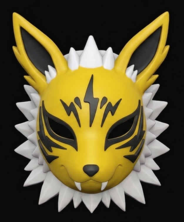 Jolteon Kitsune Mask 3d model