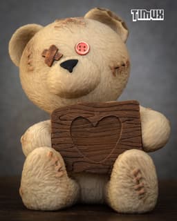 TEDDY BEAR ZOMBIE 3d model