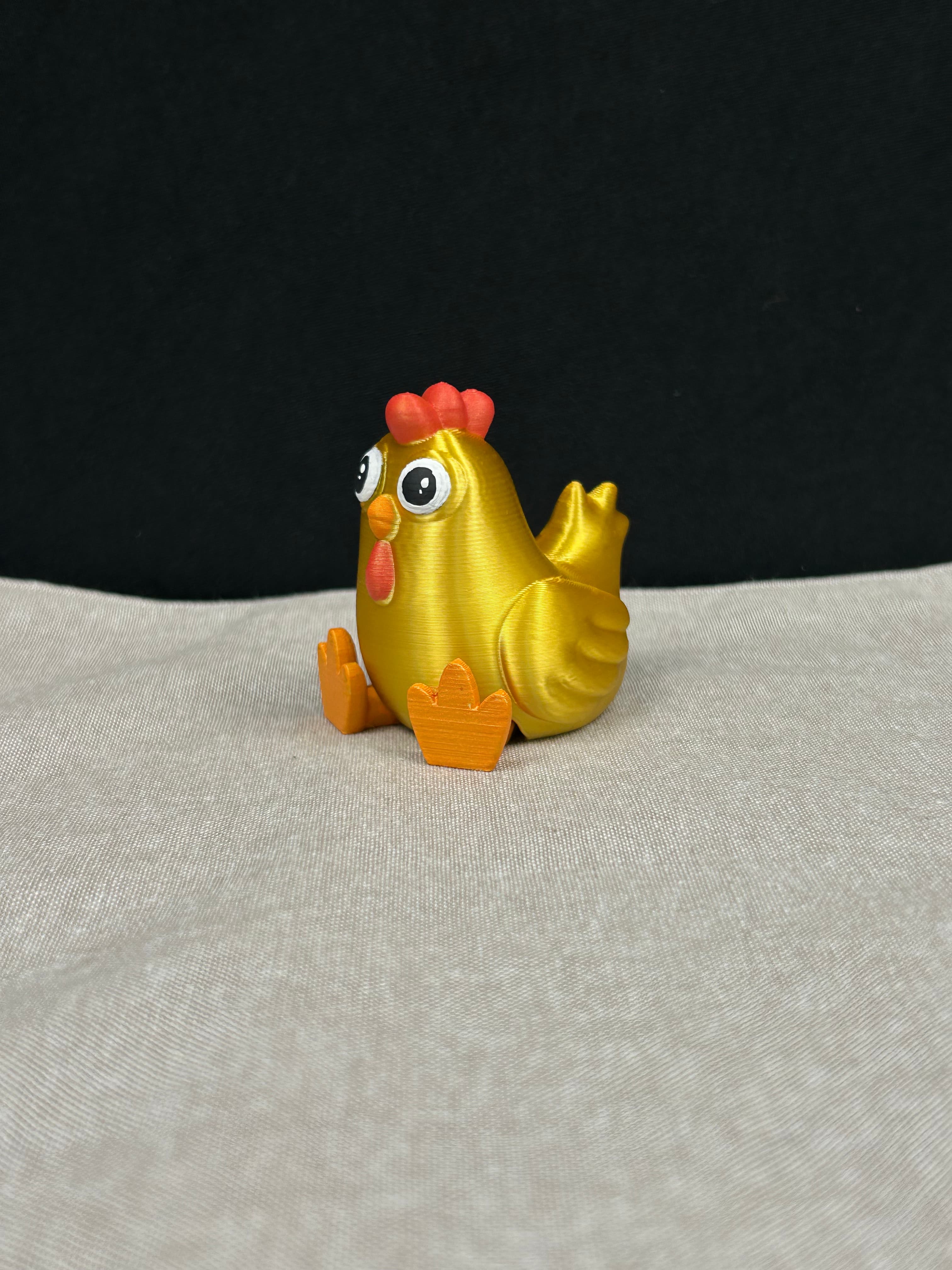 Sit or Stand Chicken 3d model