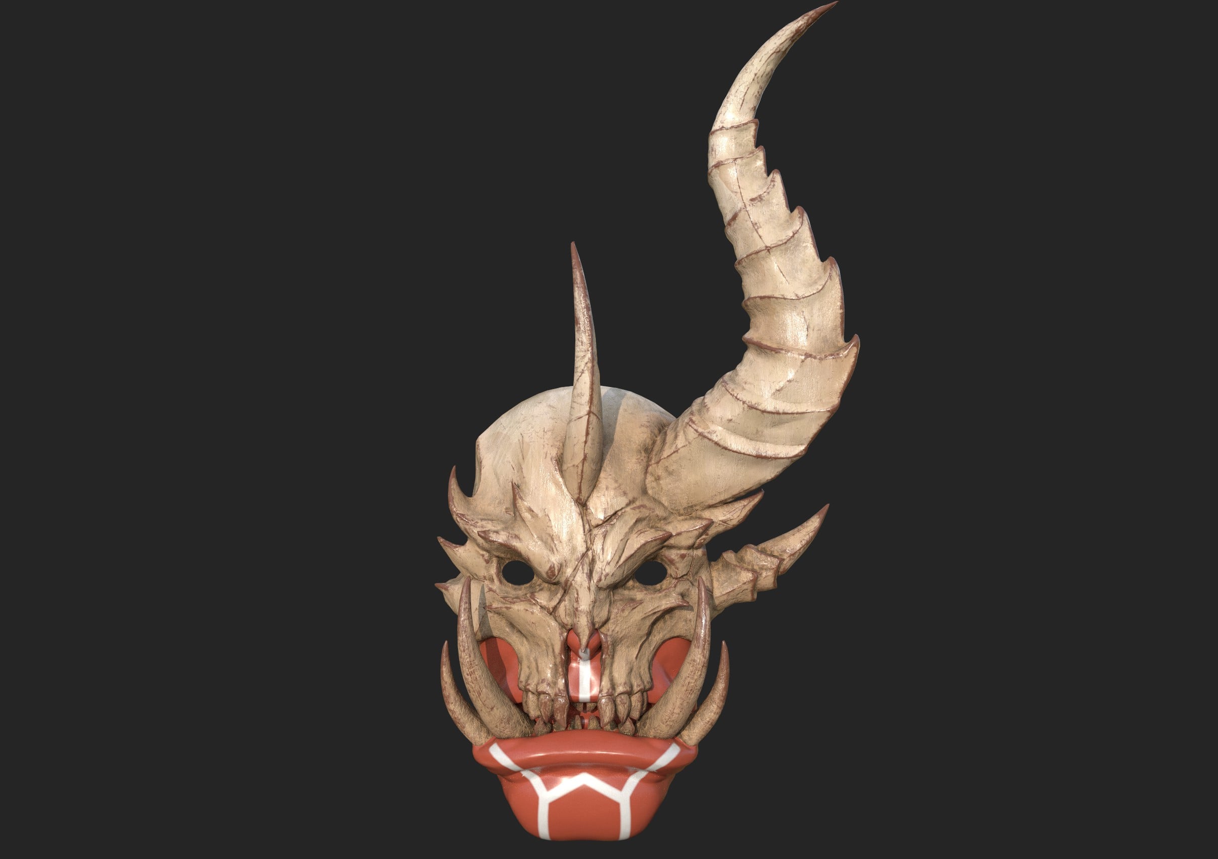 Kalgaran Mask Solo Levelling 3d model