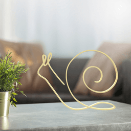 Snail Line Art, Modern, Minimalist 3d model