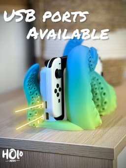 Nintendo Switch Tentacle Dock - Classic & OLED version 3d model