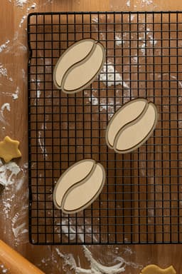 Coffee Bean Cookie Cutter, Biscuit Cutter 3d model