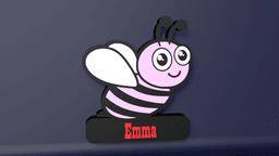 Cute Bee - LED Strip compatible 3d model