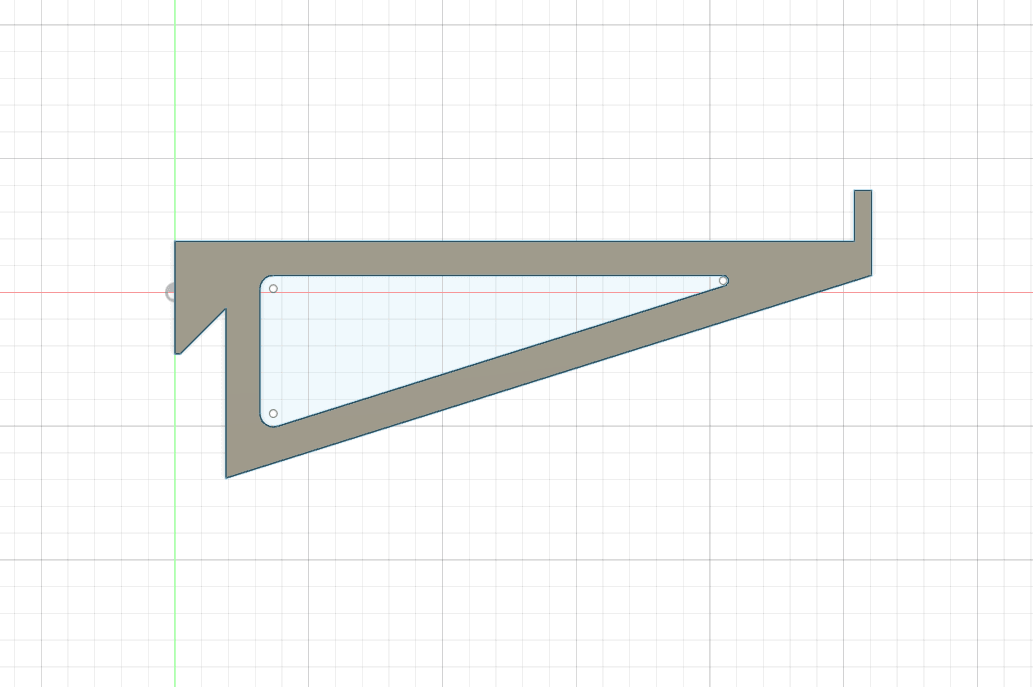 French Cleat Shelf Brackets 3d model