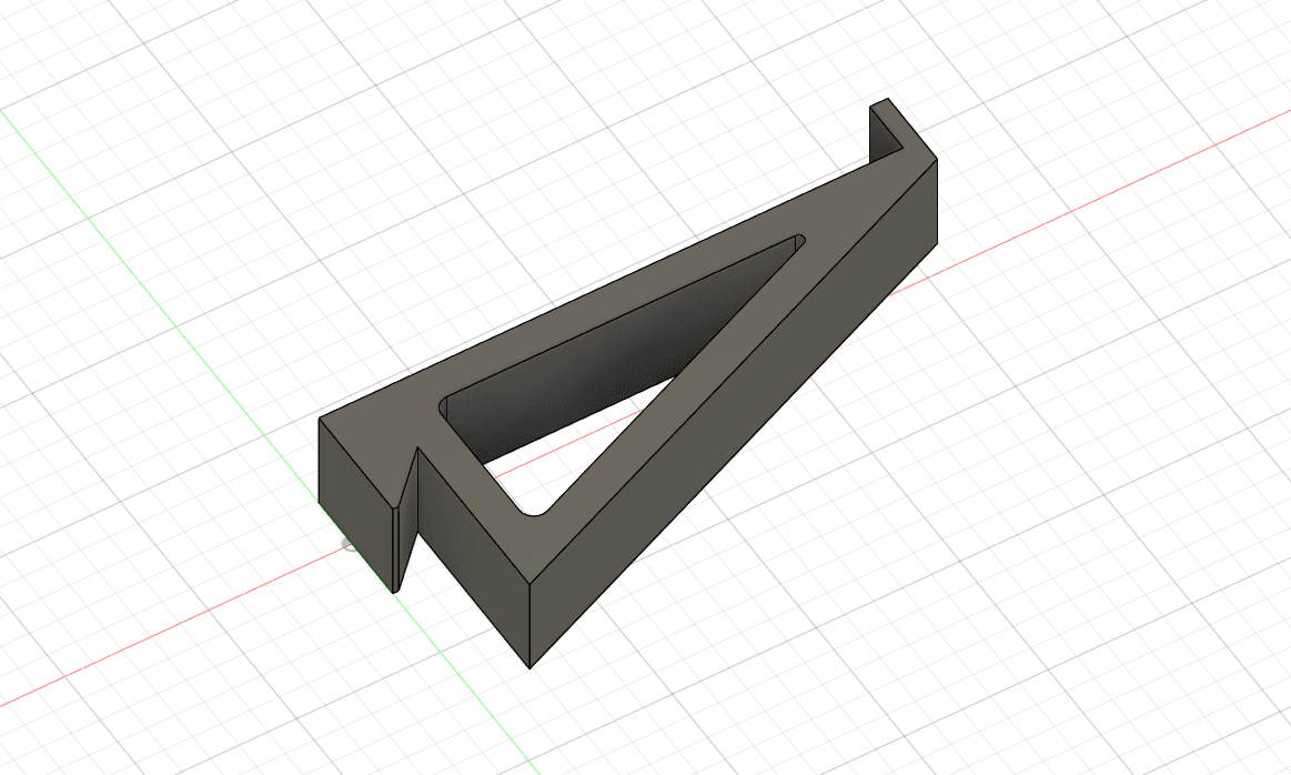 French Cleat Shelf Brackets 3d model